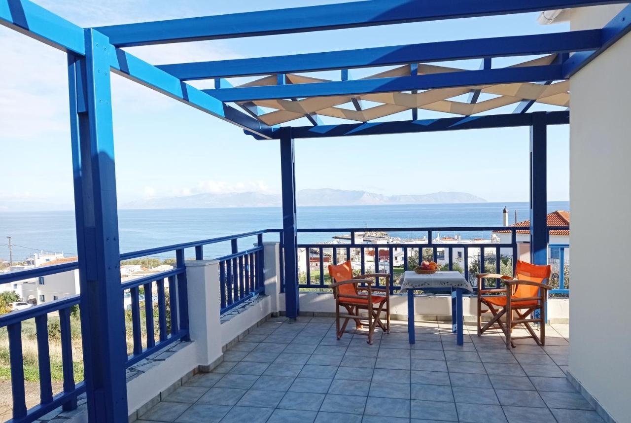 Evangelia House Sea View Apartments Agia Pelagia  Bagian luar foto