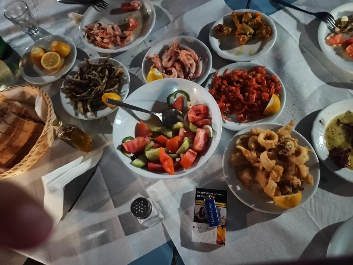 Evangelia House Sea View Apartments Agia Pelagia  Bagian luar foto