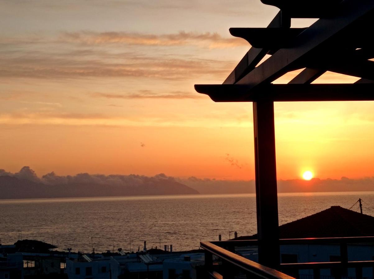 Evangelia House Sea View Apartments Agia Pelagia  Bagian luar foto