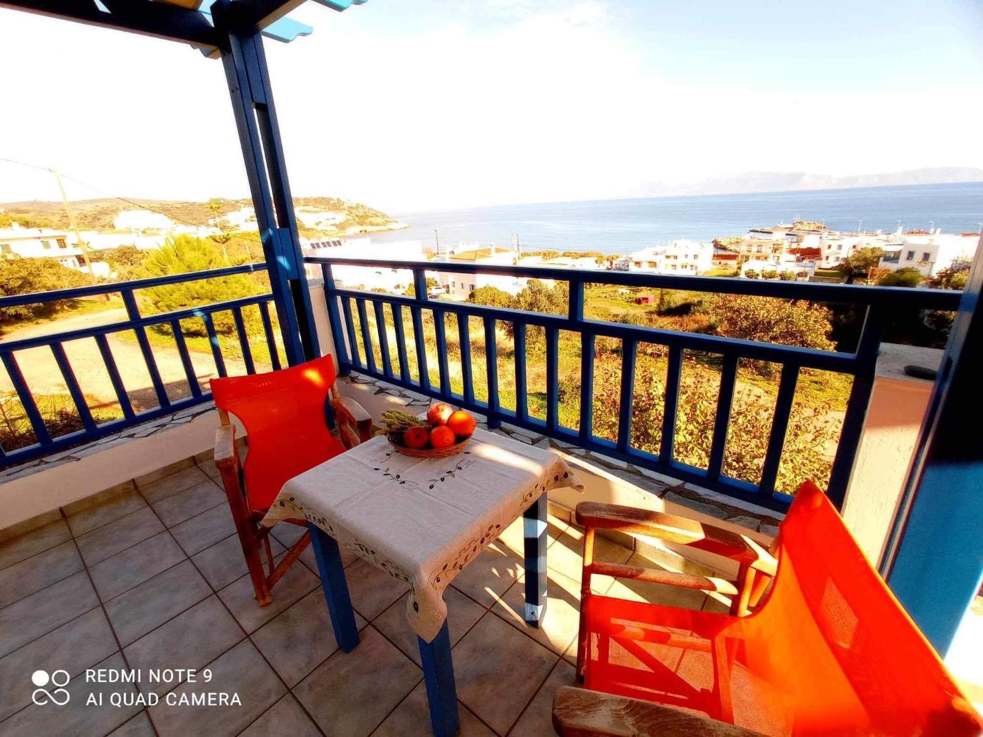 Evangelia House Sea View Apartments Agia Pelagia  Bagian luar foto